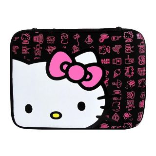 Hello Kitty 12 Neoprene Tablet/Netbook Sleeve   Black at