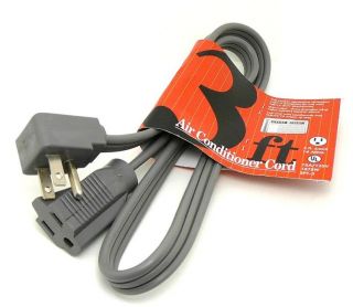 Lot 4 3ft 15A Power Extension Cord Appliance AC Cable