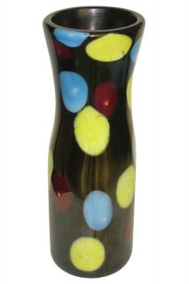 Ermanno Toso Nerox Glass Vase Circa 1960s