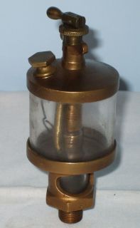 Brass Gas Steam Engine Oiler American Lube Co Detroit 3 8P Thread Nice