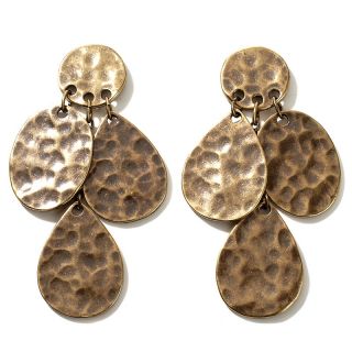  london hammered drop earrings rating 11 $ 9 95 s h $ 1 99  price
