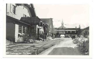 Idaho Sun Valley Challenger Inn Cars c1950 RP Postcard