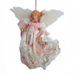 Kurt Adler Kurt Adler 12 Romantic Pink Flying Angel Ornament