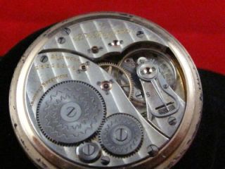 Vintage 16S Elgin 21J B w Raymond Pocketwatch Running