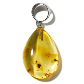  of amber lemon amber insect sterling silver pendant rating 4 $ 13 98 s