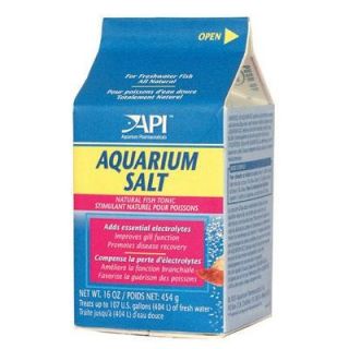 api aquarium salt 16 oz aquarium salt provides essential electrolytes