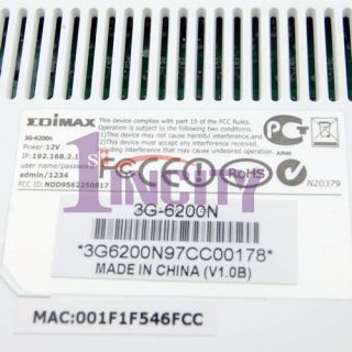 new edimax 3g 6200n wireless 802 11n 3g broadband router