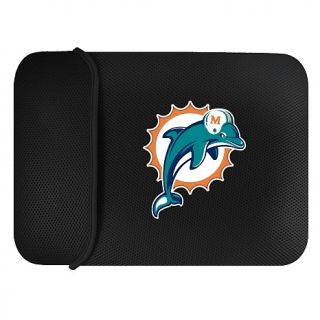 NFL Team 15 Black Laptop Sleeve   Miami Dolphins