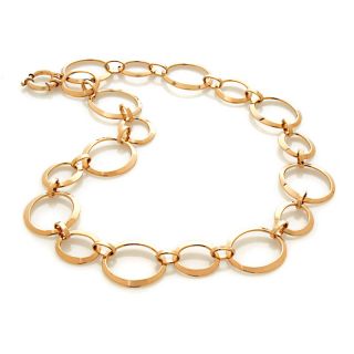  Jewelry Necklaces Chain Bellezza Yellow Bronze Oval Link 18 Necklace