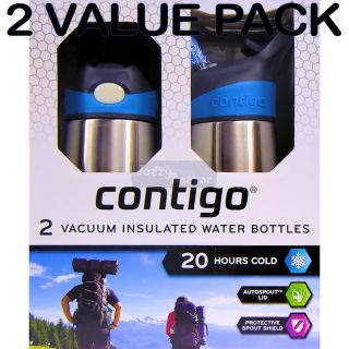 Contigo BPA Free Travel Eco Drink Water Bottle Thermos Stainless