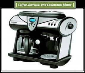 Emerson CCM901 Programmable Coffee Espresso and Cappuccino Maker