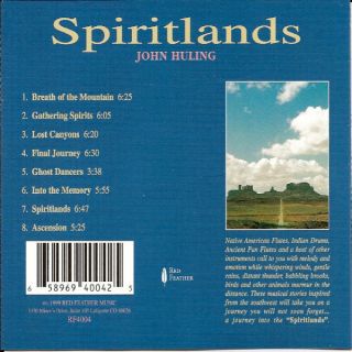 John Huling Spiritlands Native Environmental Music CD