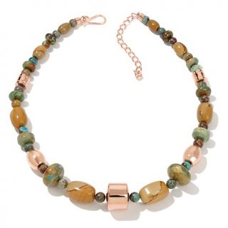 and Wild Horse Jasper Copper Beaded 20 Necklace