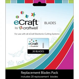  Cutting Dies & Accessories Craftwell eCraft Replacement Blades 20 pack