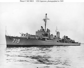 USS EPPERSON DD 719 WESTPAC DEPLOYMENT CRUISE BOOK YEAR LOG 1970