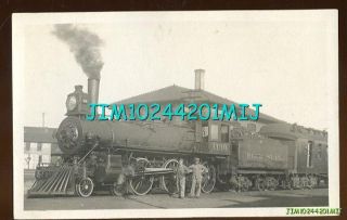  Railroad Photo Steam Engine Locomotive Estherville Iowa Photo