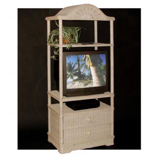 New Wicker St Croix Armoire TV Television Standconsole