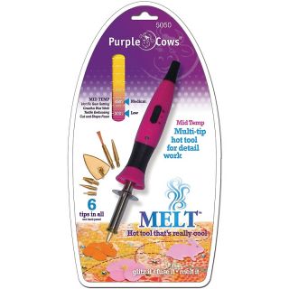 Purple Cows Melt Mid Temp Craft Iron   Pink