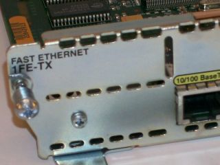 cisco nm 1fe fx fast ethernet network module cisco systems is the