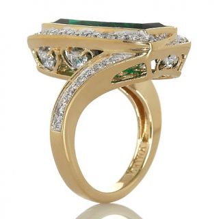 Victoria Wieck 20.97ct Absolute™ and Simulated Emerald Ring