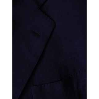 ETRO Mens Italian Silk Sport Coat Dinner Jacket Blue 46 56