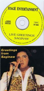  Elvis Presley Greetings from Saginaw CD