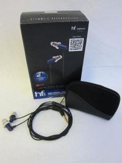 Etymotic Research HF5 Cobalt Portable in Ear Earphones Cobalt 4 Foot