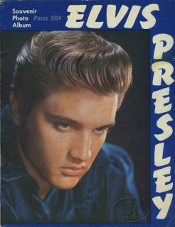 Elvis Presley 1956 Tour Concert Program Programme Book