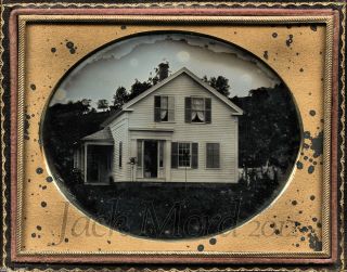 Daguerreotype of a House / Rare /// BUY NOW or BEST OFFER