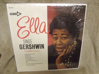 Ella Fitzgerald Ellis Larkins at the Piano Ella Sings Gershwin LP