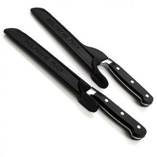 Wolfgang Puck 8 Carving Knife and 7 Bread Knife with Sheaths