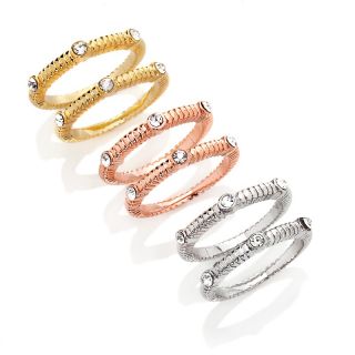  gloss crystal tricolor set of 6 stack rings rating 3 $ 37 50 s h