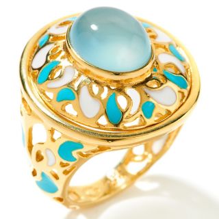  chalcedony and enamel florentine ring rating 6 $ 29 38 s h $ 5 95 