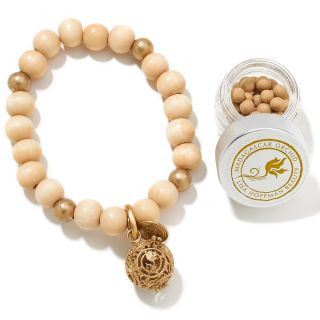  madagascar orchid beaded stretch bracelet with refill rating 35 $ 59