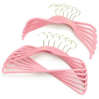 Joy Mangano Huggable Hangers® 36 Pack with Metallic Storage Tote and