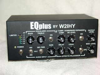 EQplus by W2IHY MICROPHONE EQUALIZER COMPRESSOR EFFECTS PROCESSOR
