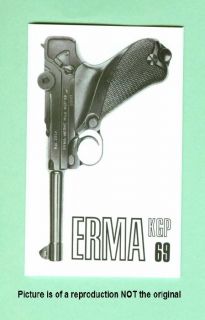 Erma KGP 69 Factory Instruction Manual R