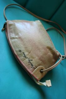Vtg 80s Emily Ann Hand Painted Southwestern Bag Mini Leather Art