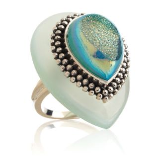  shaped drusy and agate ring rating 1 $ 179 90 or 4 flexpays of $ 44