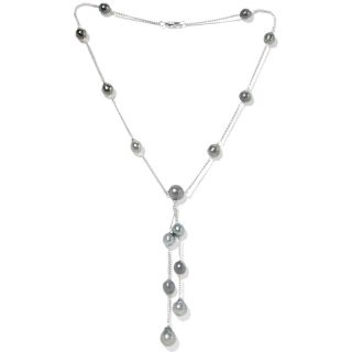Designs by Turia Circlet Cultured Tahitian Pearl Sterling Silver 18
