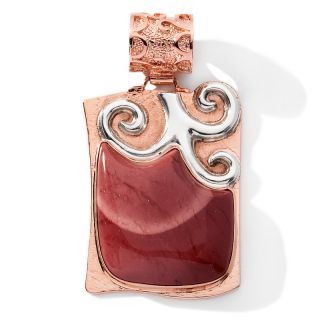 Jay King Mookaite Copper and Sterling Silver Pendant