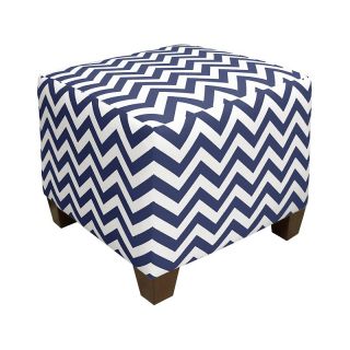 Home Furniture Accent Furniture Ottomans & Benches Zig Zag Square