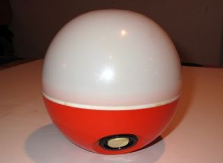 Vintage 1970s Groovy Eveready Battery Powered Lamp All A Round Retro