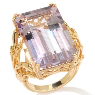 Bellezza Jewelry Collection Maesta Gemstone Yellow Bronze Bold Ring