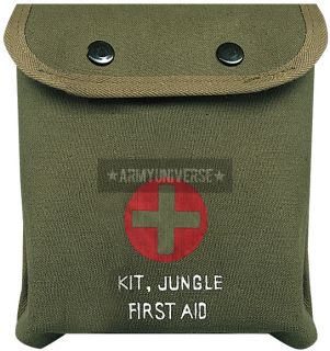 Olive Drab M 1 Jungle Military Emergency First Aid Kit