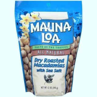 Mauna LOA Macadamia Nuts with Sea Salt 11 oz Bag