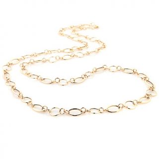 Technibond® Marquise and Circle Link 42 Necklace