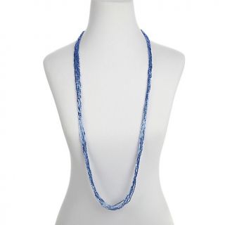  Gems™ Himalayan Gems™ 6 Strand Japanese Bead Potay 42 Necklace