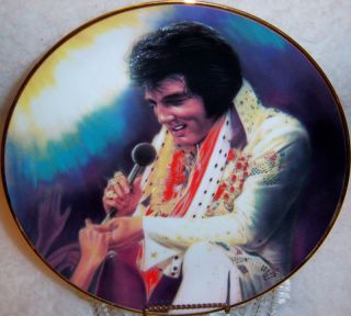 Loving You Elvis Remembered Collectors Plate 2nd in Series by Susie