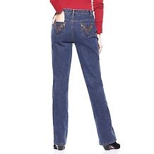 dg2 embellished pocket boot cut jeans $ 49 90